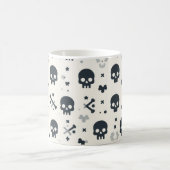 スカルとクロスボーンマグカップ コーヒーマグカップ (中央)