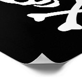 スカルとクロスボーン許可された女の子 ポスター (角)