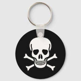 スカルとクロスボーン キーホルダー