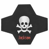 スカルとクロスボーン サッカーボール (フラット)