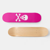 スカルとクロスボーン スケートボード (横)