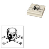 スカルとクロスボーン |スタンプ ラバースタンプ (押印)