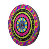 スカルとクロスボーン ダーツボード (正面右)