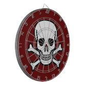 スカルとクロスボーン ダーツボード (正面左)