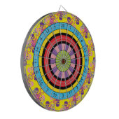 スカルとクロスボーン ダーツボード (正面左)