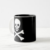 スカルとクロスボーン ツートーンマグカップ (正面左)