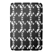 スカルとクロスボーン バスマット (正面縦)