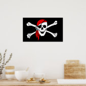 スカルとクロスボーン ポスター (キッチン)