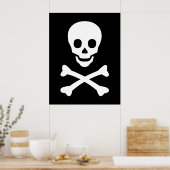 スカルとクロスボーン ポスター (キッチン)