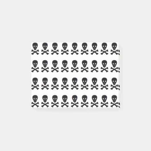 スカルとクロスボーン ポストイット (正面)