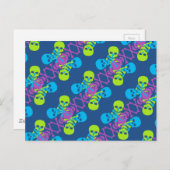 スカルとクロスボーン ポストカード (正面/裏面)