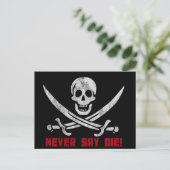 スカルとクロスボーン ポストカード (スタンド正面)