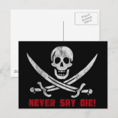 スカルとクロスボーン ポストカード (正面/裏面)