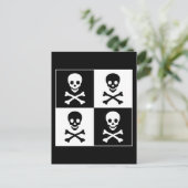 スカルとクロスボーン ポストカード (スタンド正面)