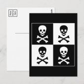 スカルとクロスボーン ポストカード (正面/裏面)