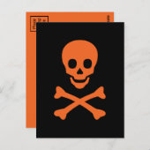 スカルとクロスボーン ポストカード (正面/裏面)