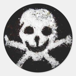 スカルとクロスボーン ラウンドシール