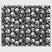 スカルとクロスボーン ラッピングペーパー (フラット)