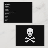 スカルとクロスボーン 名刺 (正面/裏面)