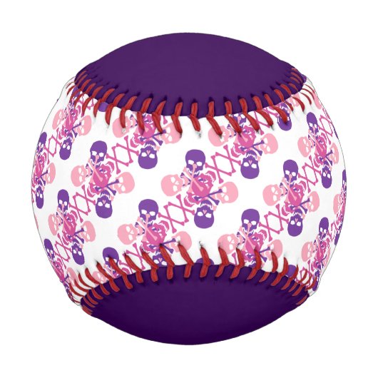 スカルとクロスボーン 野球ボール (正面)