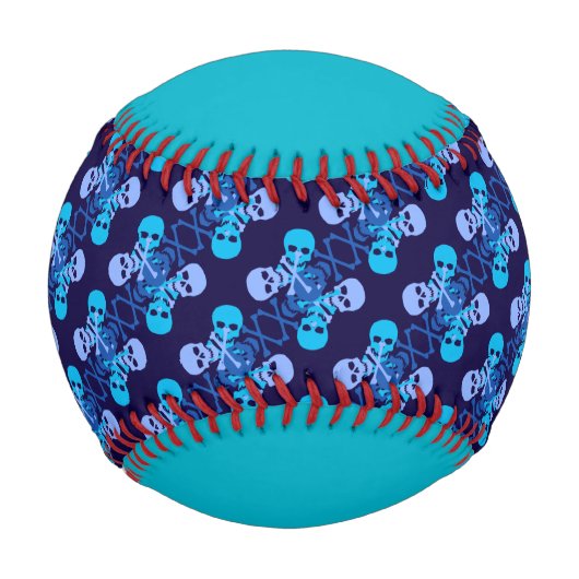 スカルとクロスボーン 野球ボール (正面)
