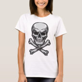 スカルとクロスボーン Tシャツ (正面)