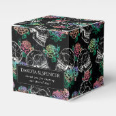 スカルとグラデーションバラ | Gothic Glamありがとうございました フェイバーボックス (正面サイド)