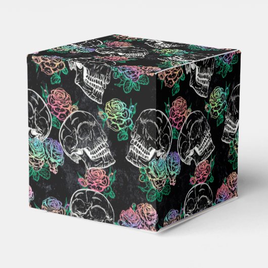 スカルとグラデーションバラ | Gothic Glamありがとうございました フェイバーボックス (裏面サイド)