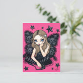 「スカルとスター」ポストカード ポストカード (スタンド正面)