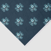 スカルとスノーフレーククリスマスティッシュペーパー 薄葉紙 (詳細)