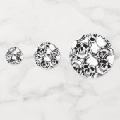 スカルとスパイダーウェブハロウィンミックス コンフェッティ (正面)