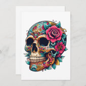 スカルとタトゥーと花 シーズンカード (正面/裏面)
