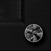 スカルとチョークバラ |ゴシックファンキークグランジラ セラミックノブ