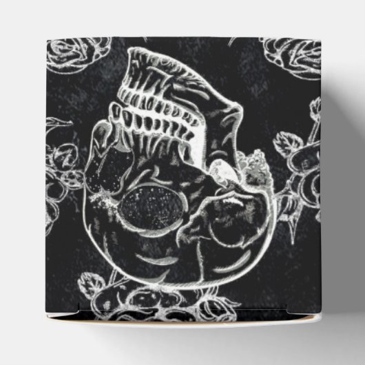 スカルとチョークバラ | Gothic Glamありがとうございました フェイバーボックス (上部)