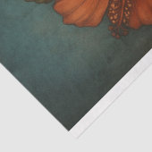 スカルとハイビスカスの調和デコページ紙 薄葉紙 (詳細)