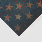 スカルとハイビスカスオンフラッグ赤デクページ紙 薄葉紙 (詳細)