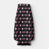 スカルとハート ボトルクーラー (正面)