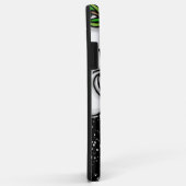 スカルとバタフライデジタルアート Case-Mate iPhoneケース (裏面/右)