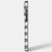 スカルとバラのスケッチ Case-Mate iPhoneケース (裏面 / 左)
