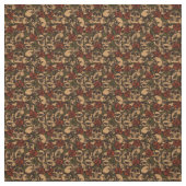 スカルとバラパターンフローラ ファブリック (見本)