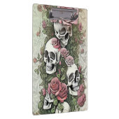 スカルとバラ クリップボード (右)