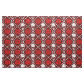 スカルとバラ ファブリック (ファットクウォーター)