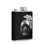 スカルとバラ フラスク (右)