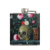 スカルとバラ フラスク (裏面)
