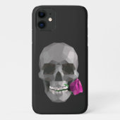 スカルとバラ Case-Mate iPhoneケース (裏面)