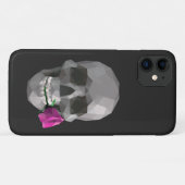 スカルとバラ Case-Mate iPhoneケース (裏面(横))