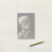 スカルとバーニングシガレットビンセント・ヴァンゴッホアート ポストイット (デスク上)