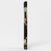 スカルとバーニングシガレットビンセント・ヴァンゴッホアート Case-Mate iPhoneケース (裏面/右)
