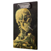 スカルとバーニングシガレットby Vincent van ゴッホ クリップボード (左)