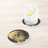 スカルとバーニングシガレットby Vincent van ゴッホ コースター (側面)